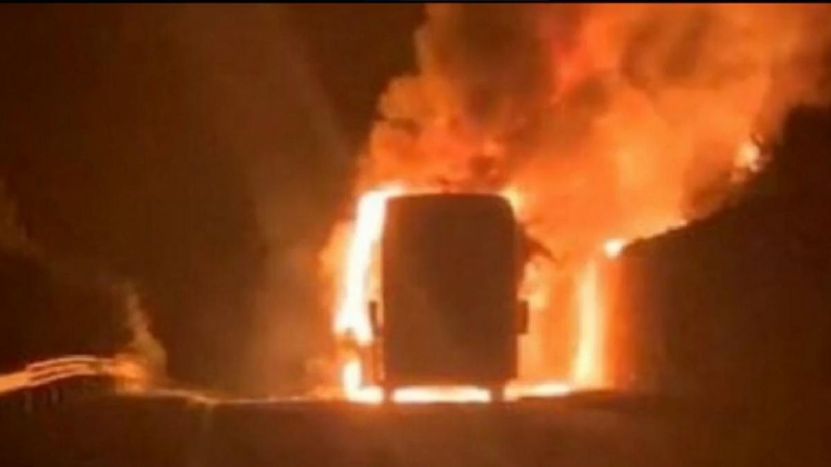 autobuz incendiu bulgaria autostrada struma 45 morti