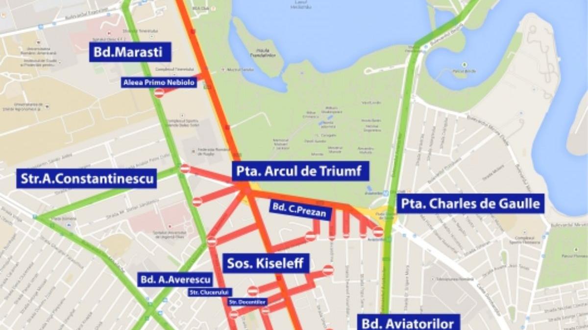 restrictii circulatie bucuresti ziua nationala