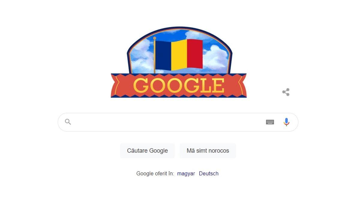 google doodle ziua nationala a romaniei 1 decembrie