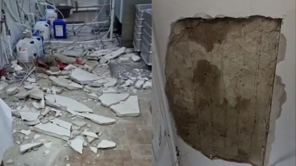 bucata tavan spital lugoj prabusit