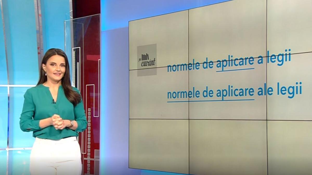 norme aplicare lege forma corecta pe cuvant