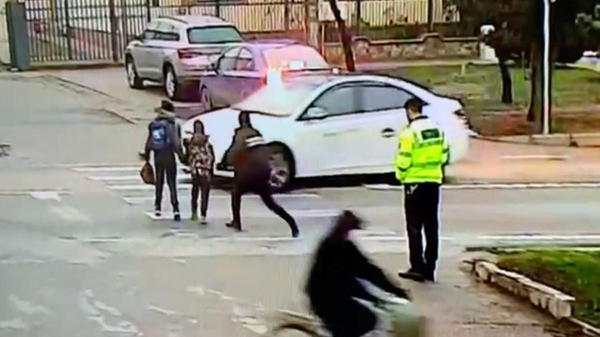 copii salvati politist local soferita nervoasa ghiroda