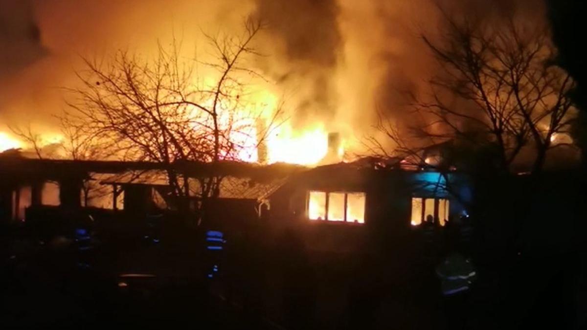 incendiu violent garsoniera judetul harghita