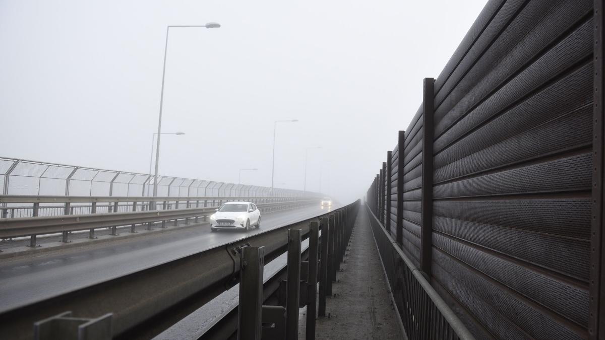 cod galben de ceata in capitala si in 7 judete trafic ingreunat pe trei autostrazi