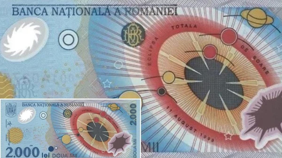 bancnota eclipsa soare 1999 vinde suma importanta