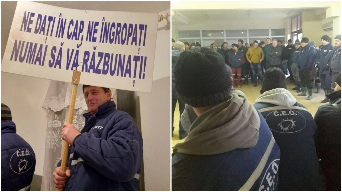 Grevă spontană la Complexul Energetic Oltenia! Sute de mineri nu mai vor să coboare în subteran