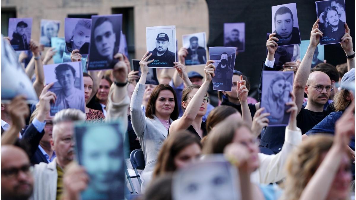 sot sviatlana tsikhanouskaya lider opozitie belarus condamnare 18 ani inchisoare