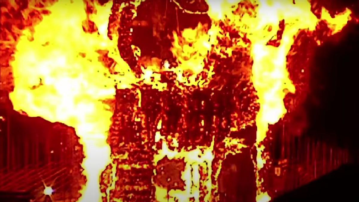 capra craciun incendiata gavle suedia rebecca steiner