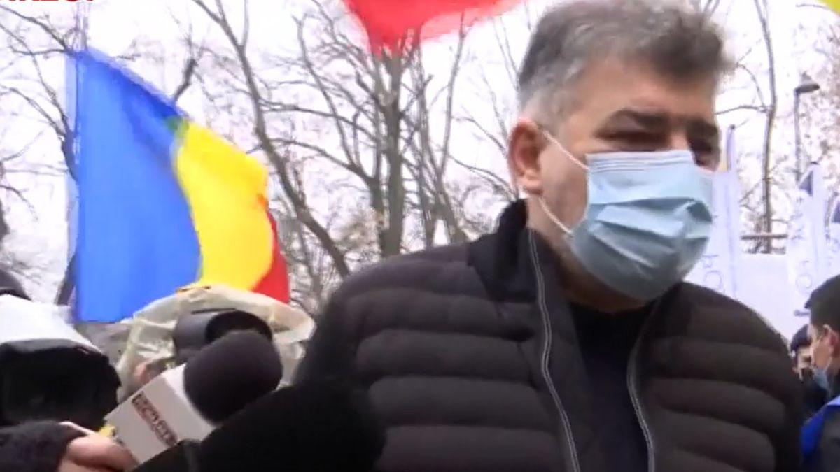 imagini de la protestul politistilor din bucuresti marcel ciolacu