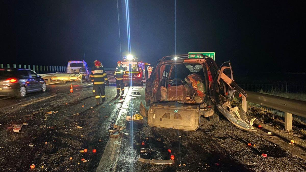 accident rutier masini tir sebes deva