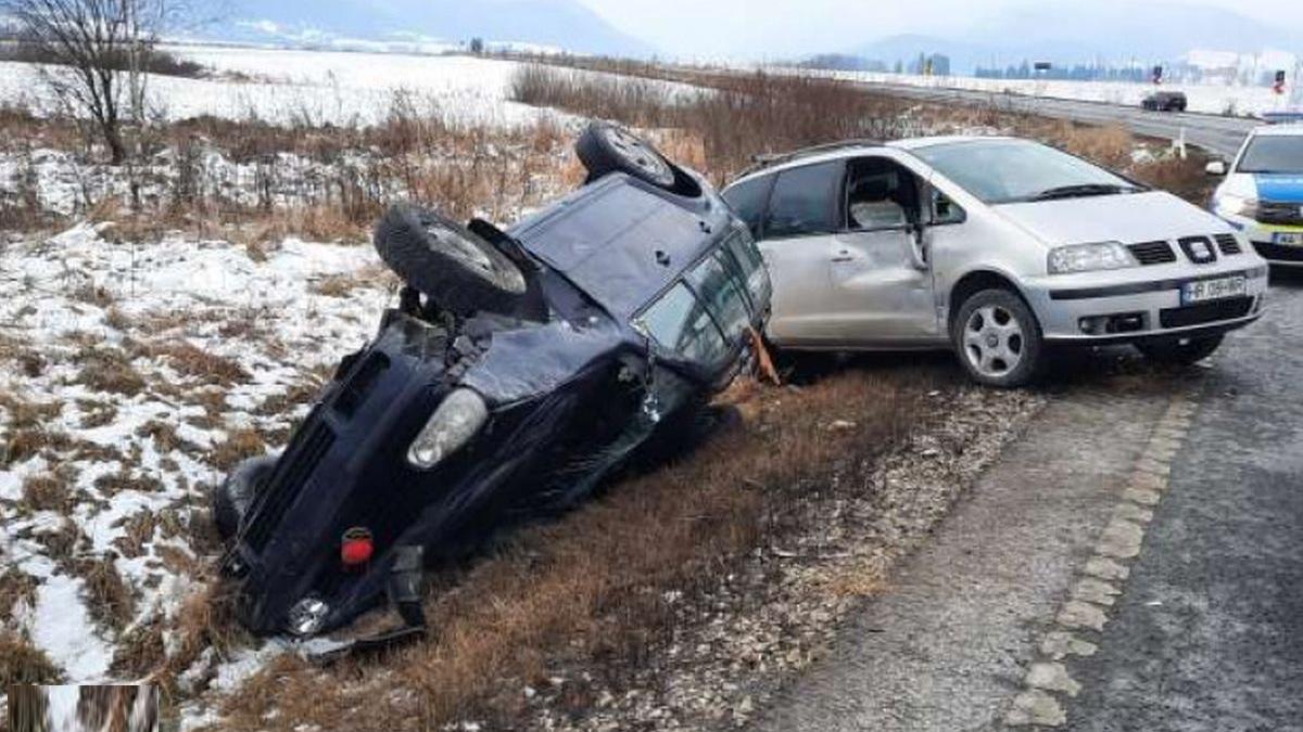 barbat supravietuire masina rasturnata lovit mortal masina spate harghita