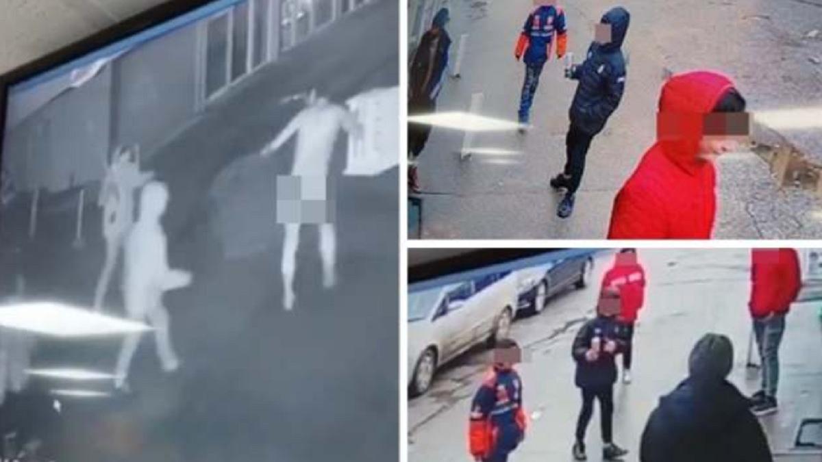 om al strazii batut cu bate de copii la timisoara