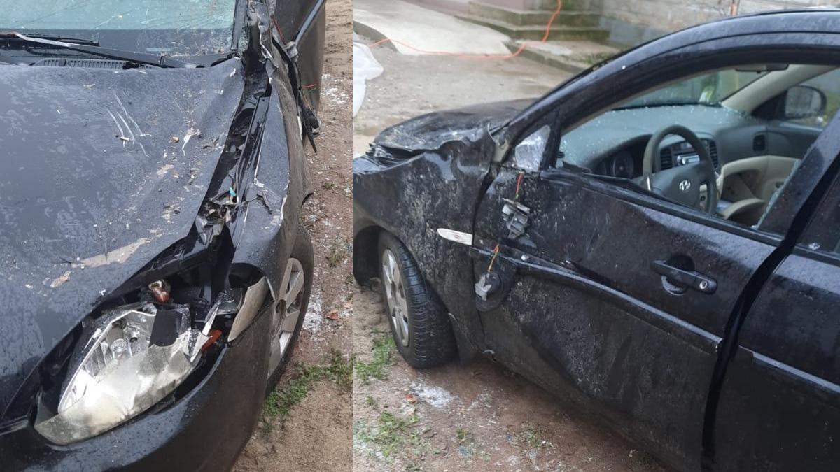 politist batut fata casei rude femei distrus masina dambovita