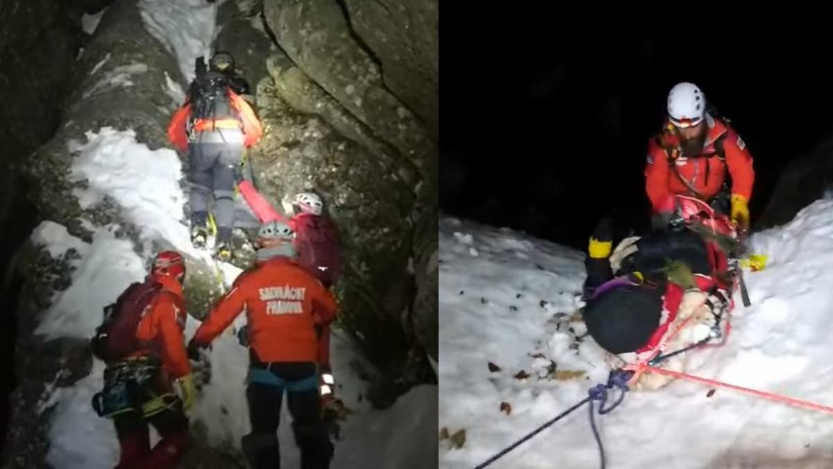 operatiune salvare amploare bucegi 15 salvamontisti intervenit 9 ore salva alpinista cazut rapa