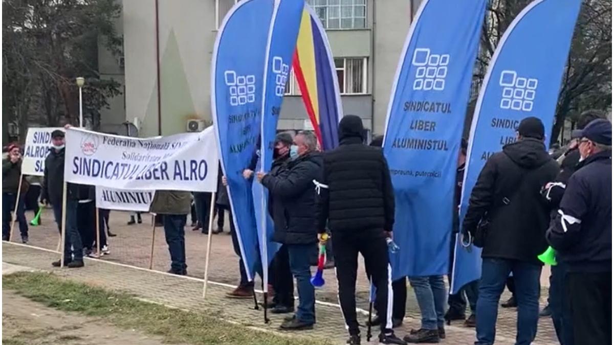 primul protest dupa scumpirea energiei alro slatina