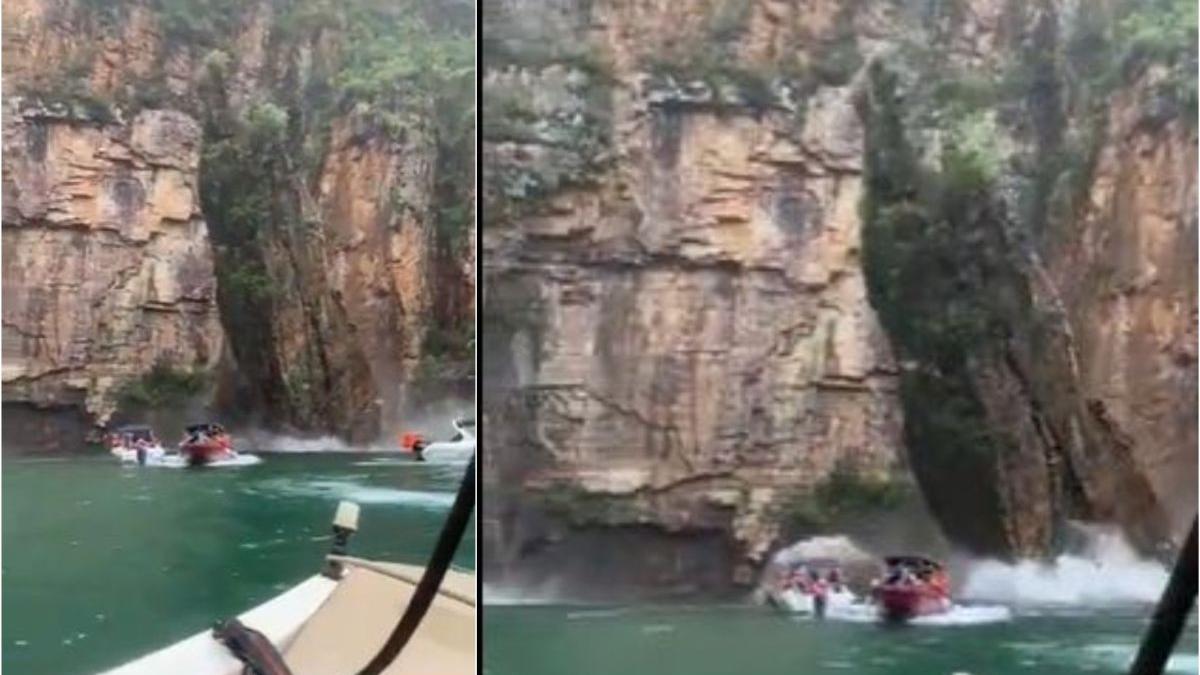 bucata mare stanca prabusire salupe turisti brazilia