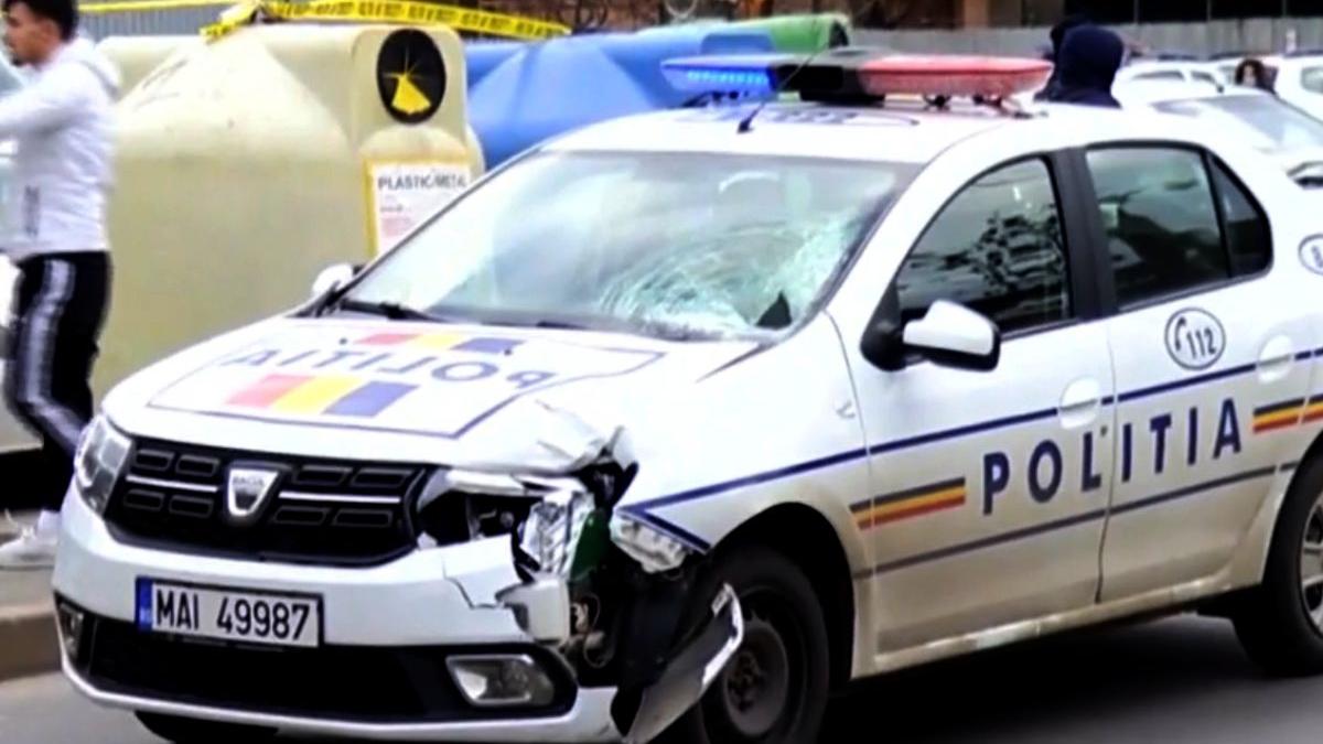 fetite lovite masina politie accident bucuresti