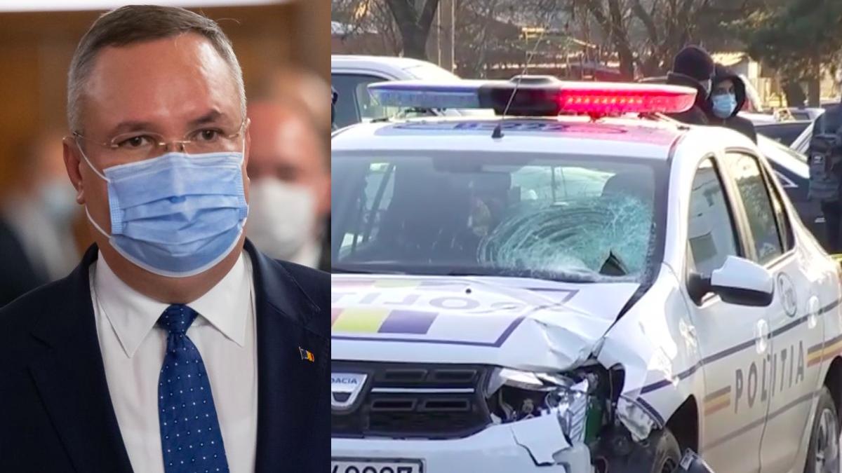 reactie premier ciuca accident fetite lovite masina politie capitala