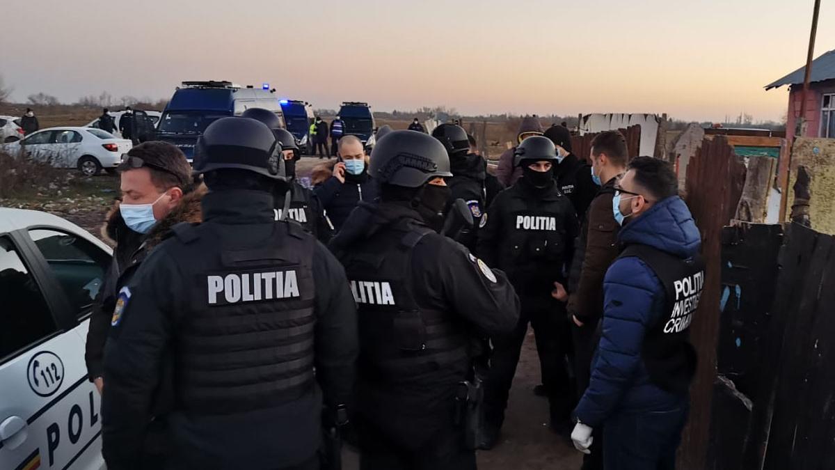 actiune in forta a politistilor la interlopii din bolintin vale giurgiu