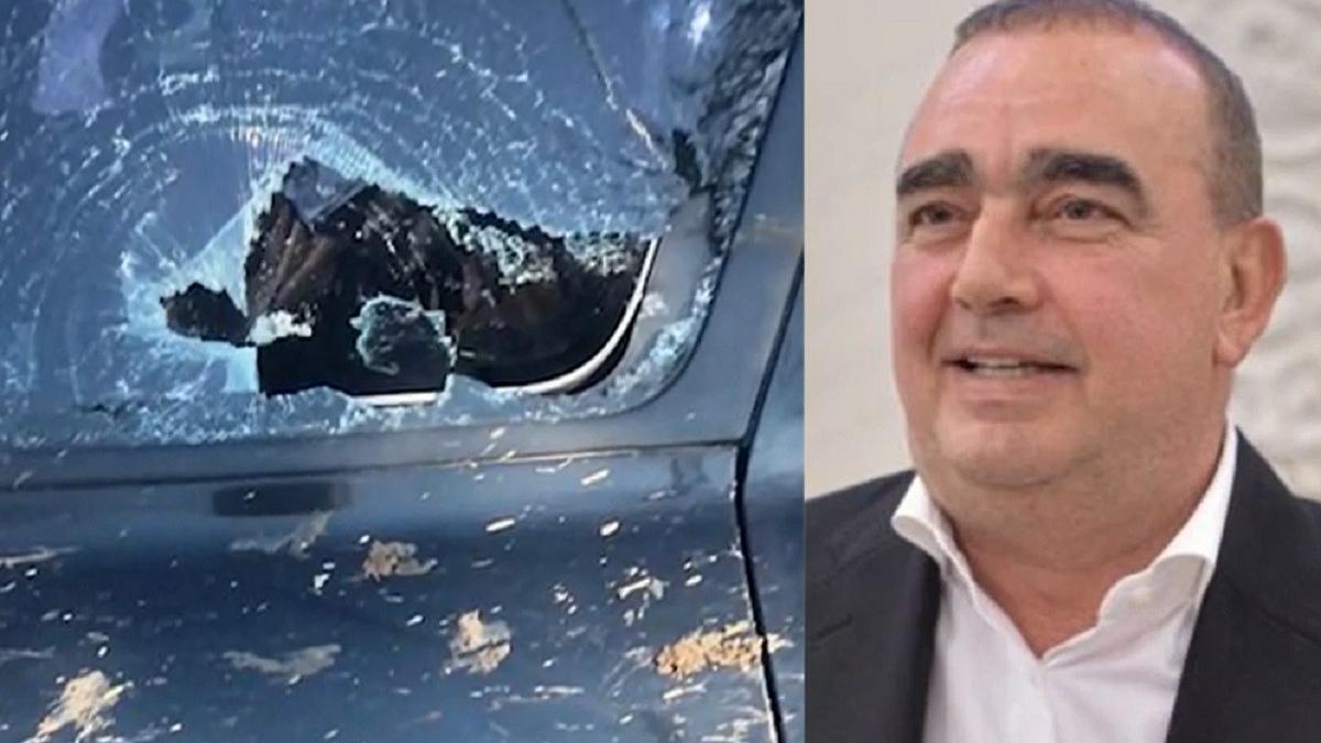 Atac cu topoare pe moşia milionarului Gigi Neţoiu. O maşină de lux a fost distrusă