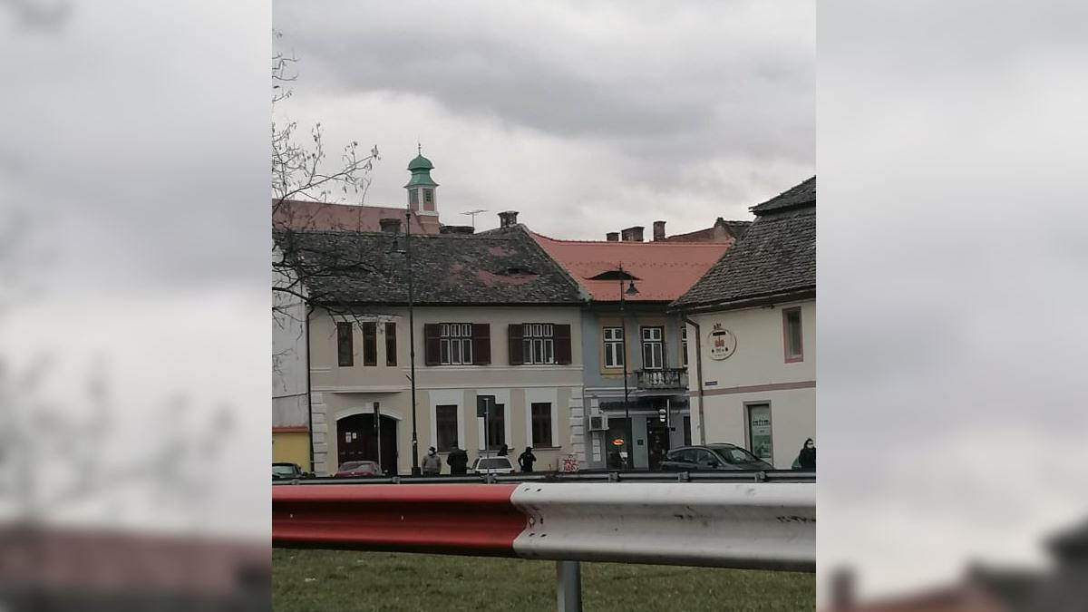 alerta cu bomba pe o strada din centrul orasului sibiu