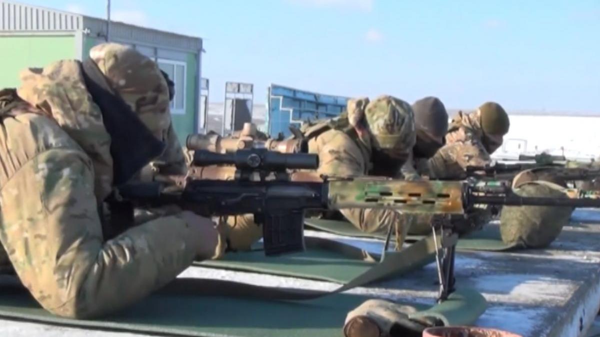 rusia ucraina lunetisti kadamovski rostov exercitii