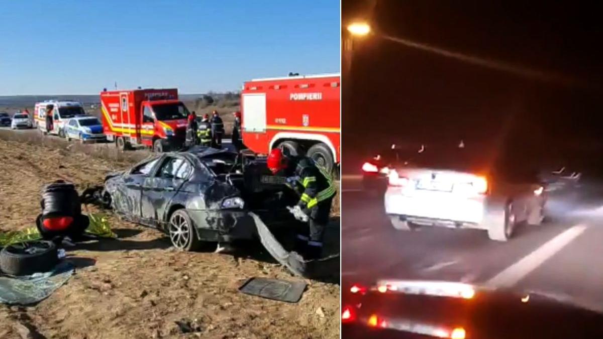 barbati blocat autostrada a4 cursa ilegala au murit constanta