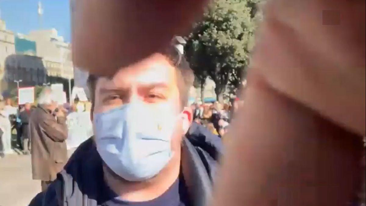 corespondent antena3 agresat protestatari spania
