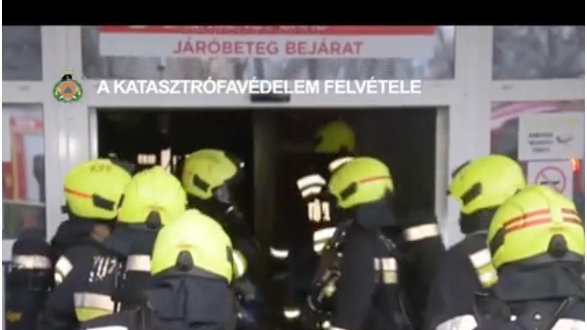 incendiu spital budapesta