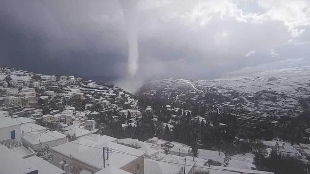 grecia turcia tornada zapada stenies andros aeroport istanbul iarna extrema