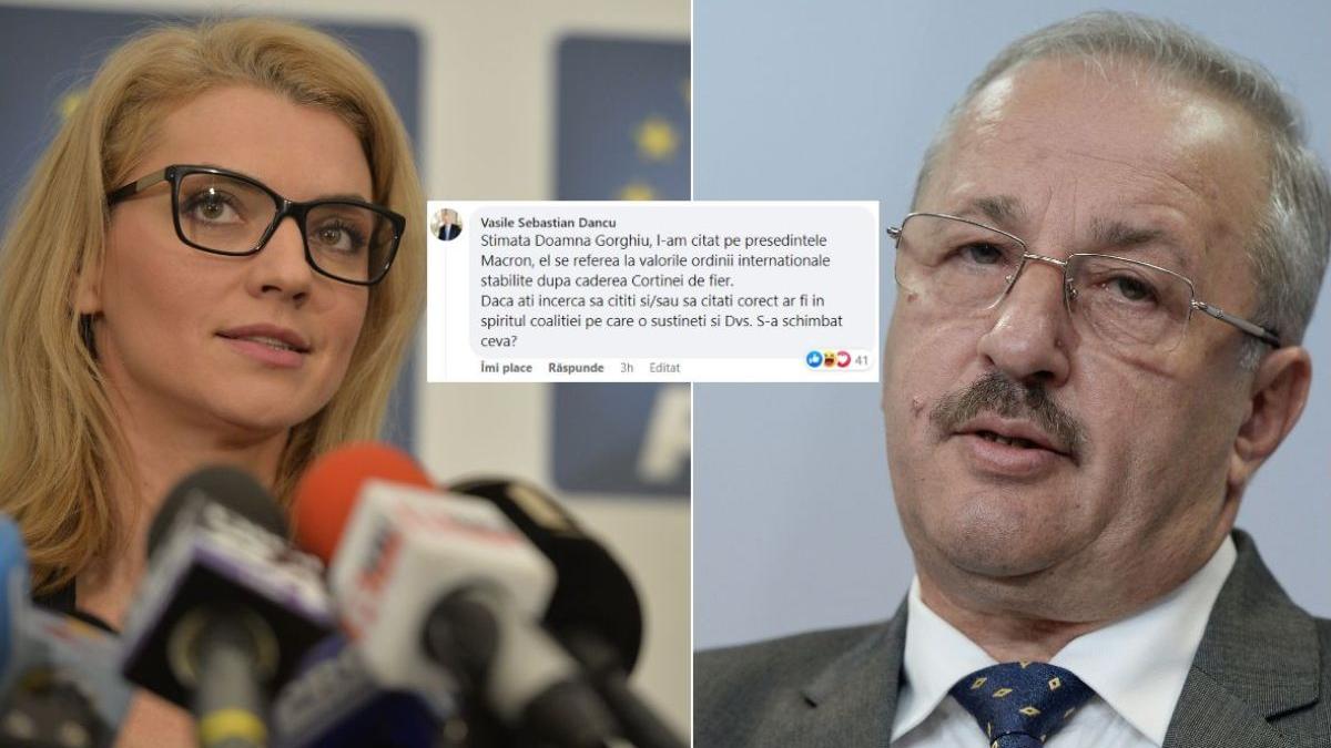 intepaturi coalitie alina gorghiu vasile dincu coalitie