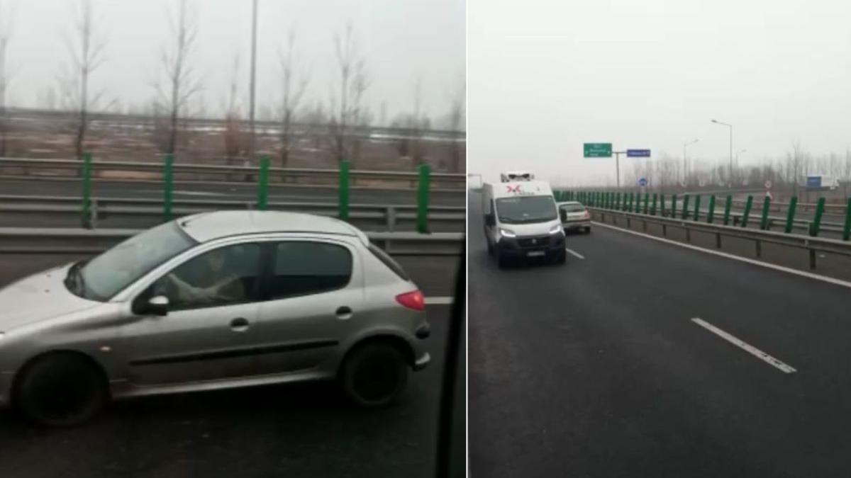 tanara arad filmata contrasens autostrada a1