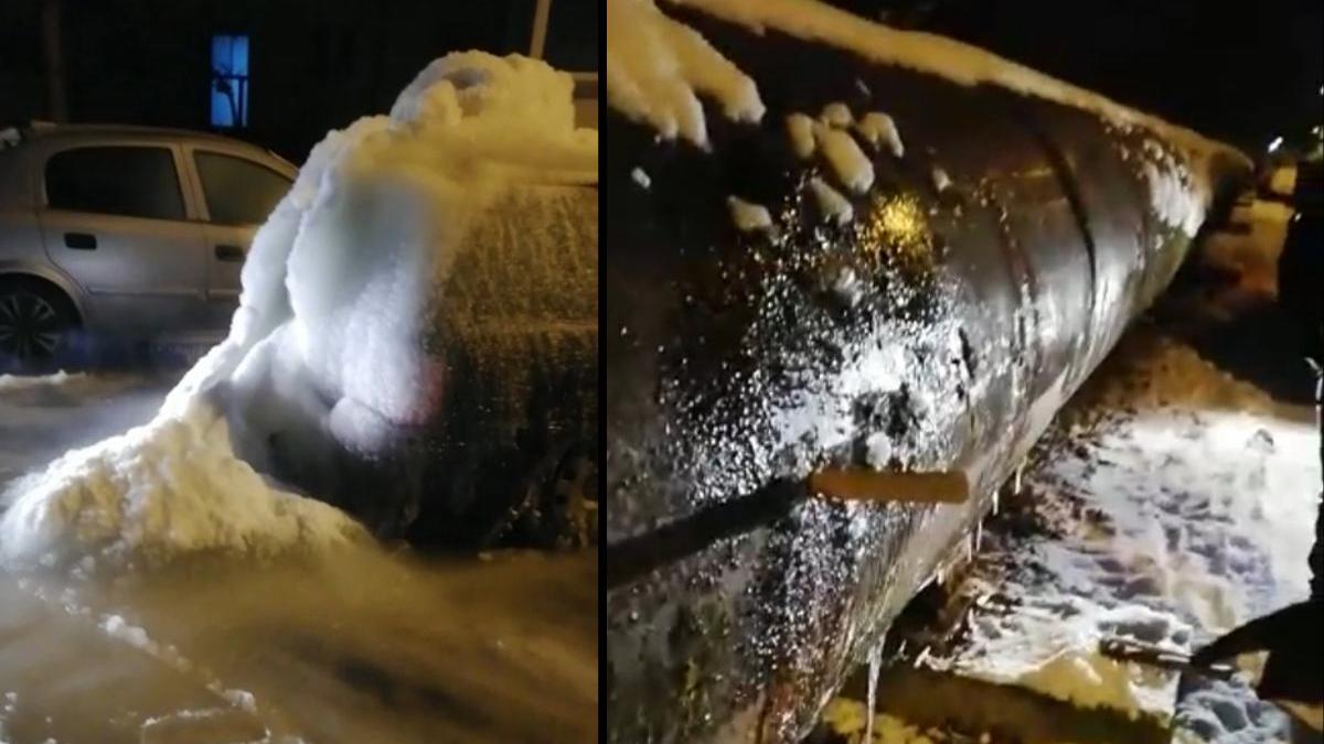 masina transformata bloc gheata conducta sparta sofer sibiu