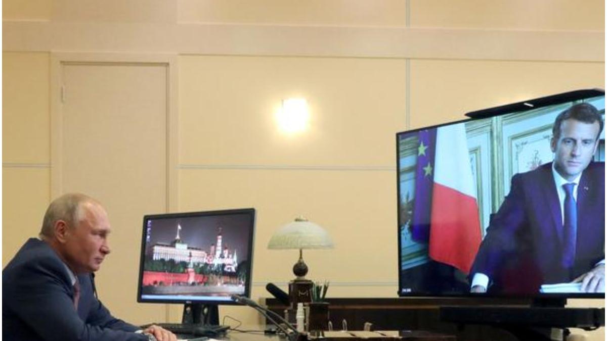 macon putin discutie ucraina occident preocupari rusia