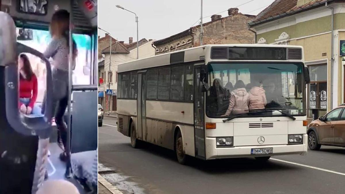 adolescente lugoj dans autobuz scoala