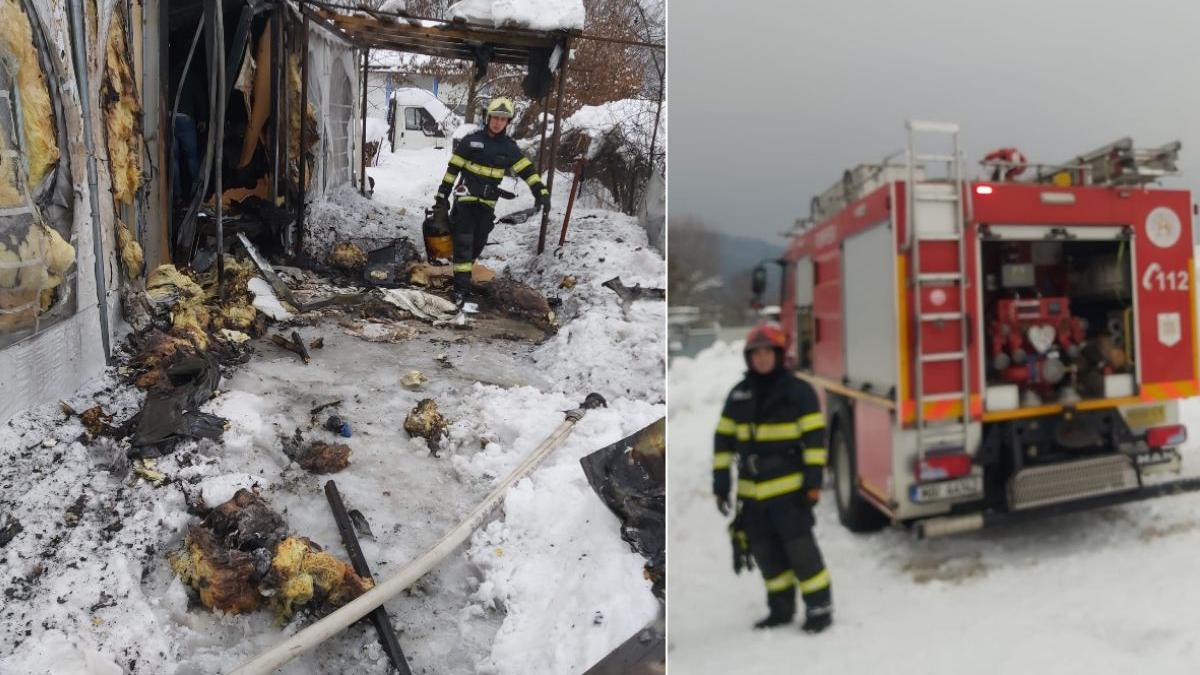 incendiu cort slujba baia mare