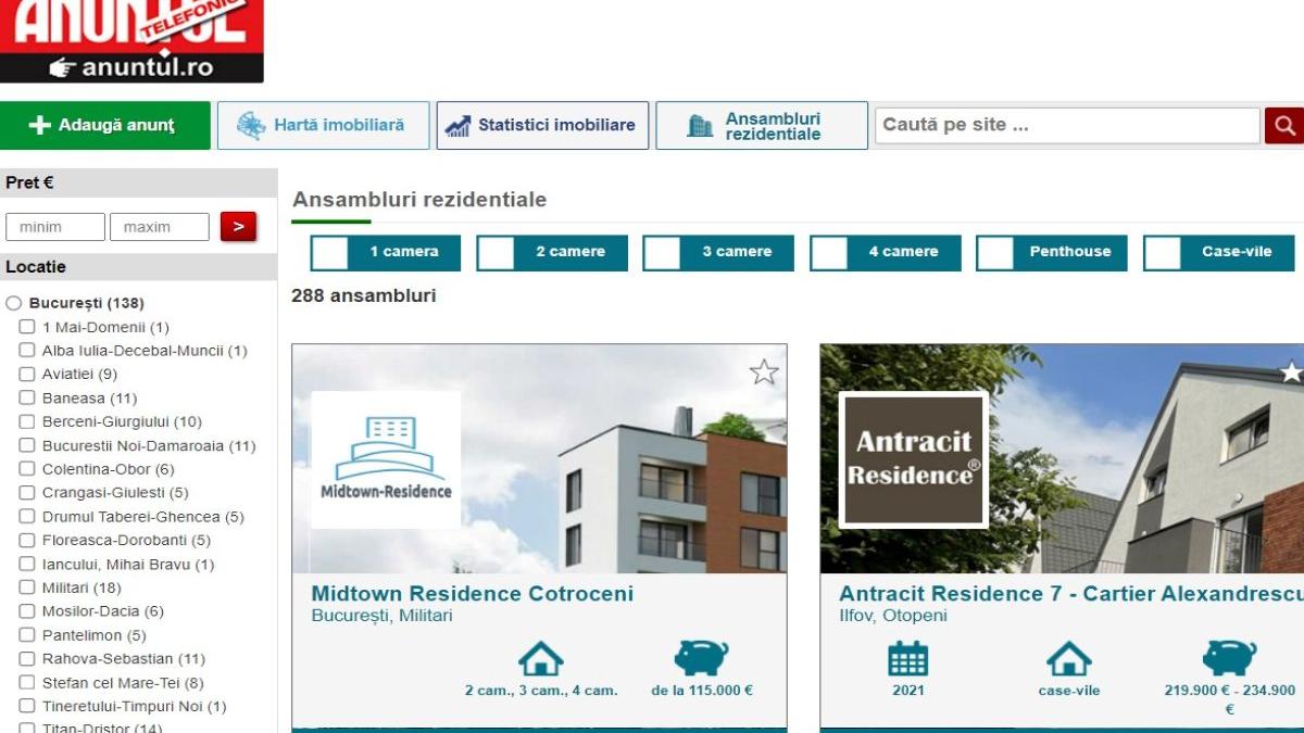 ansambluri rezidentiale noi bucuresti tara oferta variata anuntul