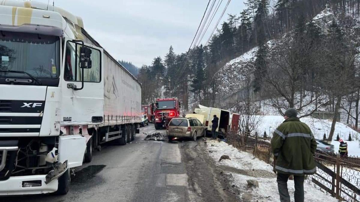 accident grav bran tir duba masina