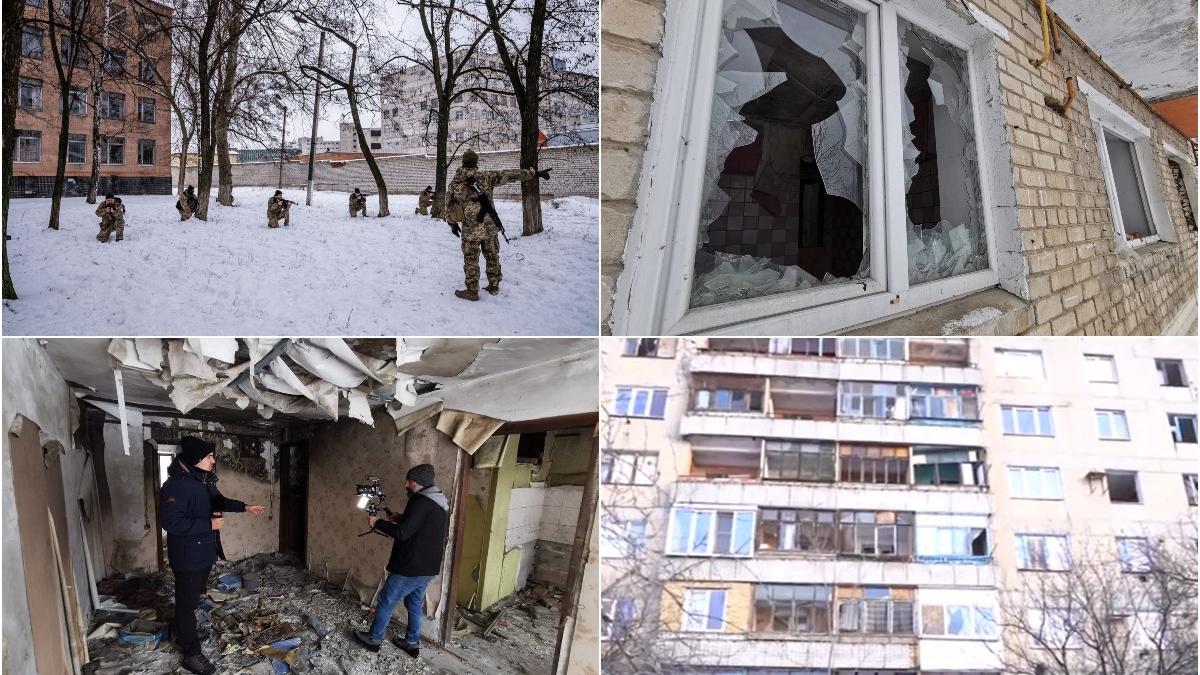 antena 3 in direct de pe linia frontului conflict ucraina rusia