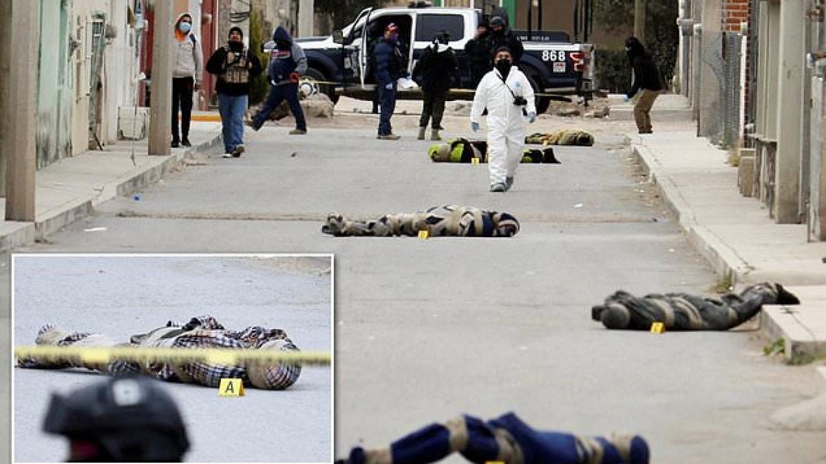 cadavre infasurate paturi imprastiare strazi ciocnire bande mexic