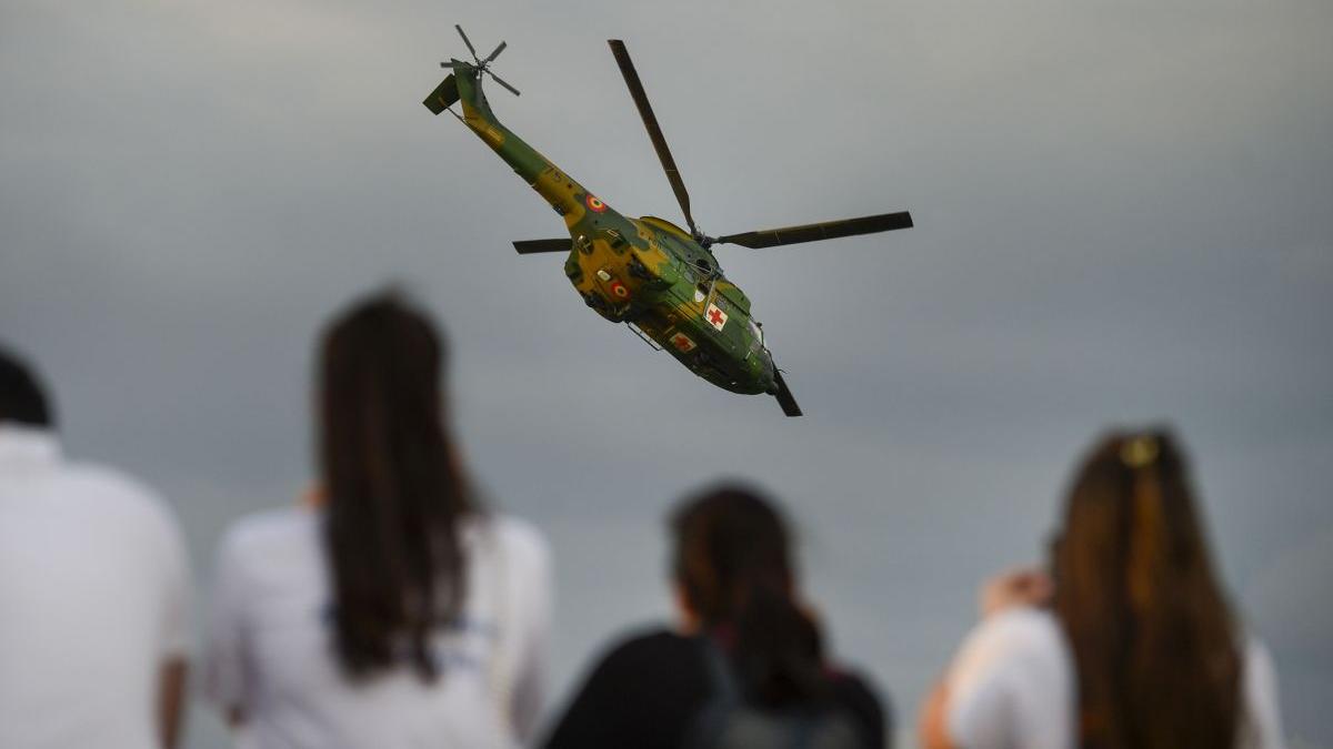 exercitiu militar mihail kogalniceanu elicoptere iar 330 puma avioane eurofighter typhoon