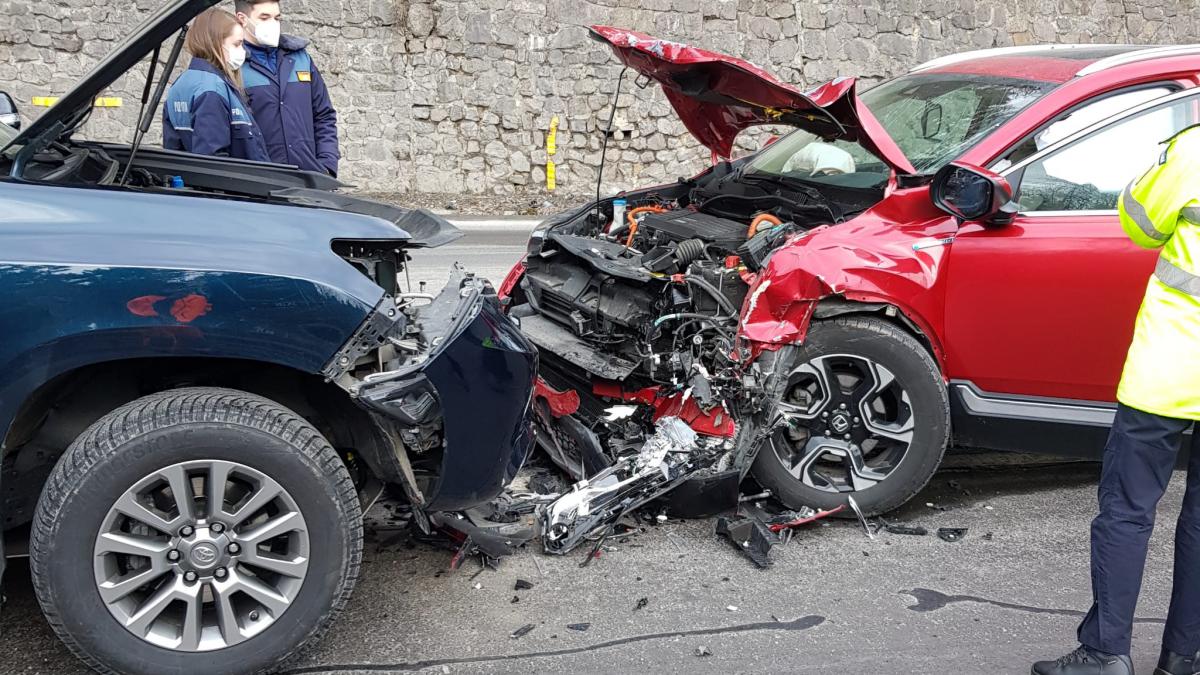 accident dn1 azuga trafic blocat