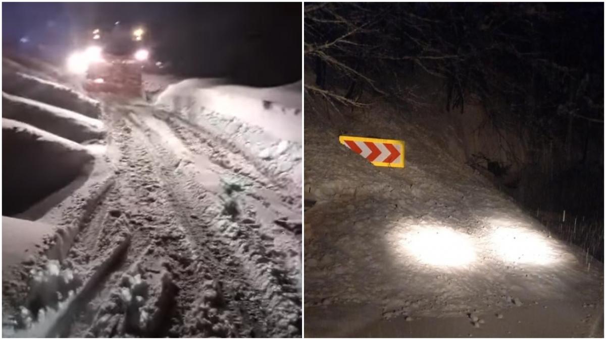 avalansa in judetul bihor circulatia pe dn75 a fost blocata