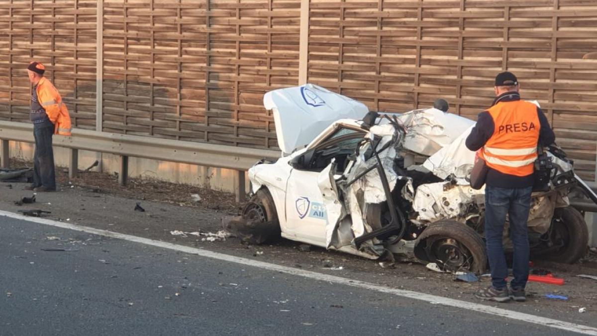 accident grav pe a1 sensul de mers arad nadlac doi oameni au fost raniti
