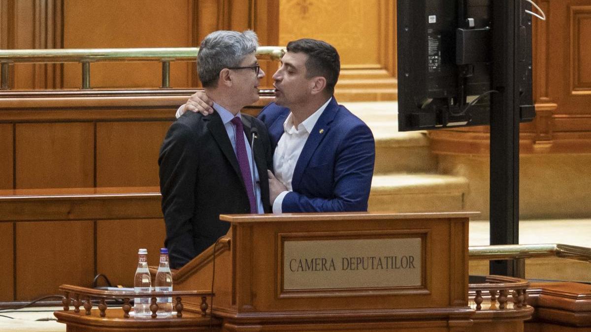 virgil popescu plangere penala george simion agresat parlament