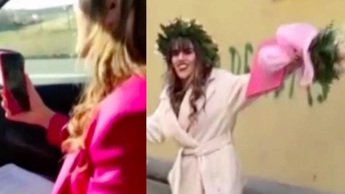 studenta sustinut licenta masina blocata carambol autostrada italia