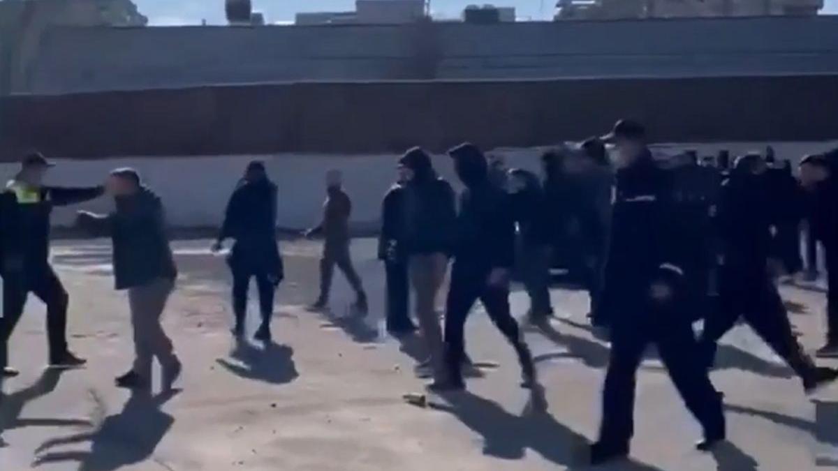 suporteri incatusati meci corvinul poli hunedoara