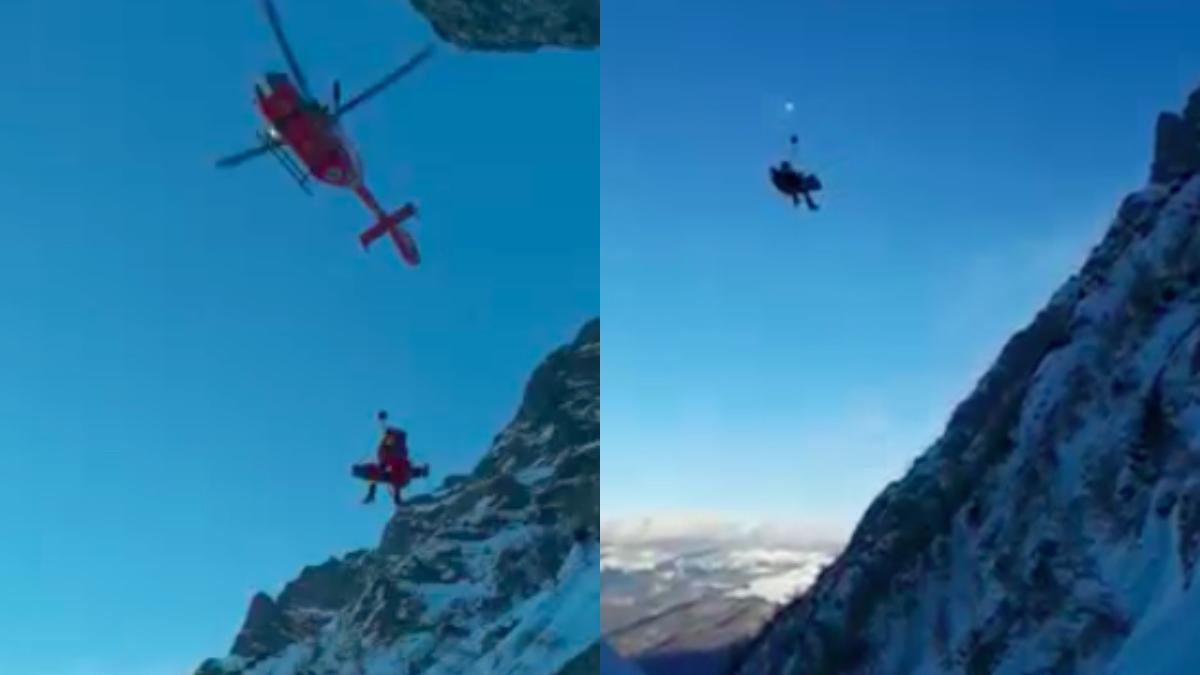 alpinista cazuta 250 m bucegi salvata elicopter avertisment salvamont prahova