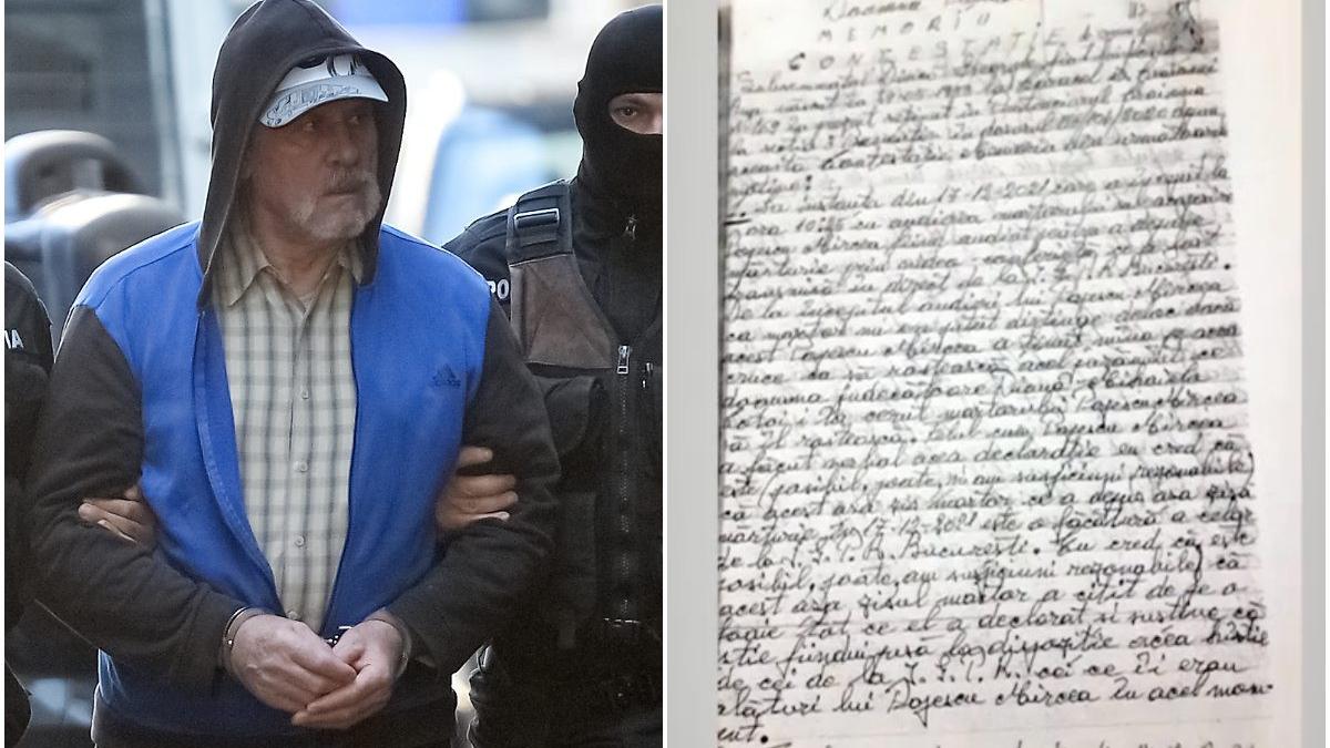 gheorghe dinca scrisoare 4 pagini inchisoare bani statul roman