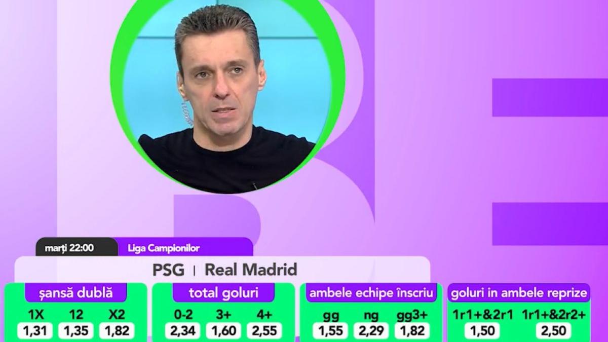 mircea badea ponturi psg real madrid best bet 14 februarie 2022